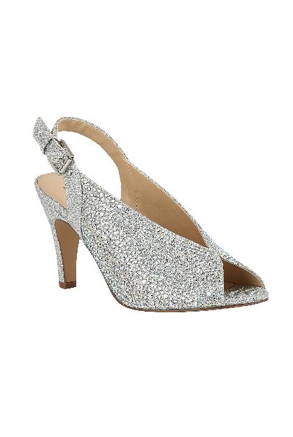 Claister Silver Diamante ladies shoe by Lotus