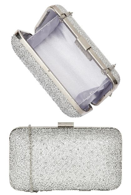 Lule Silver Micro Diamante ladies bag  by Lotus